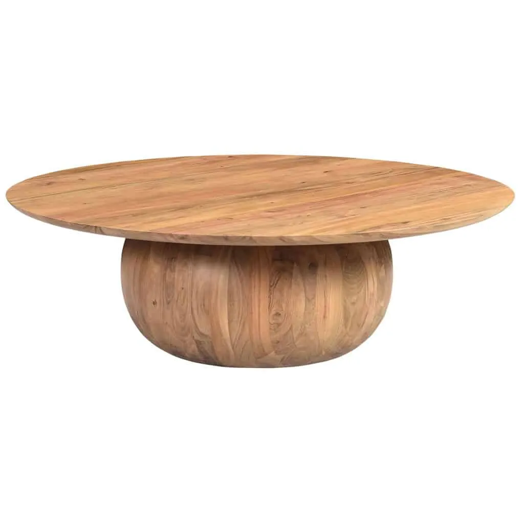 Round Wood Coffee Table