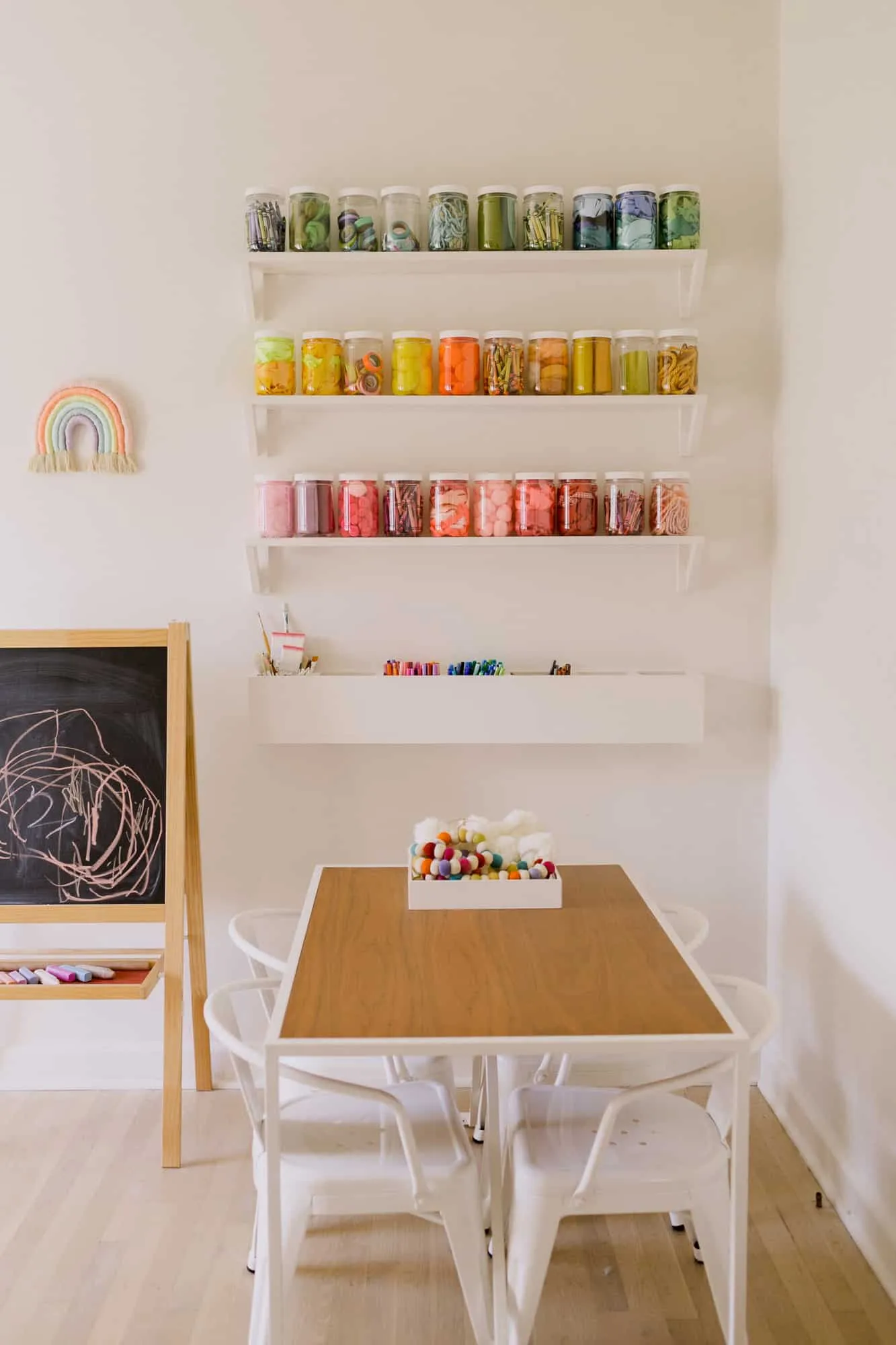 Art Corner with Supplies