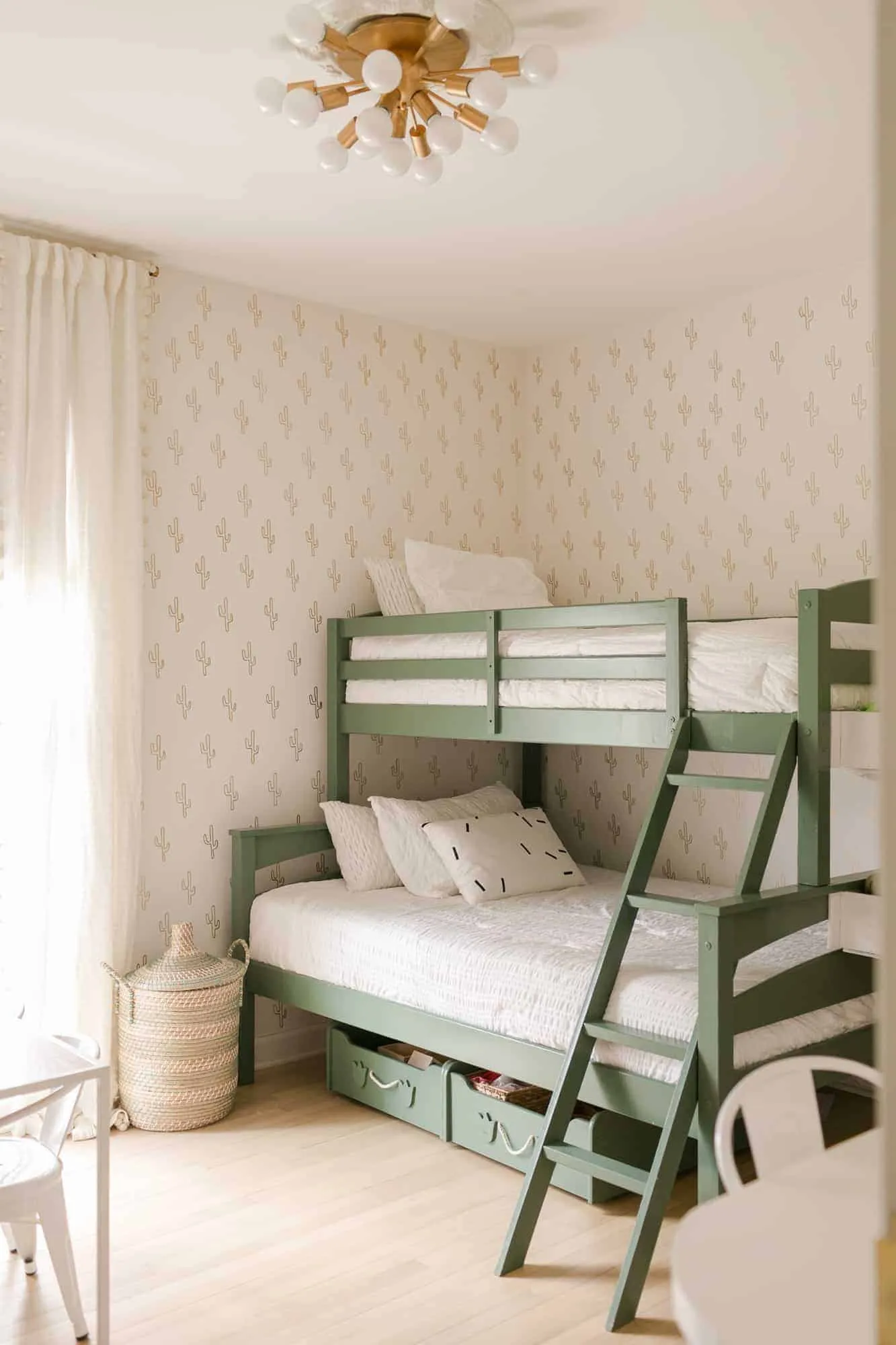 Green Bunk Beds