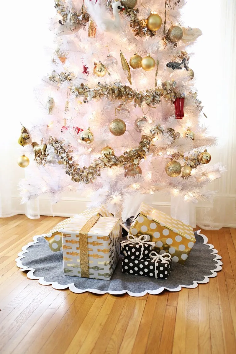 3 Easy No-Sew Tree Skirts