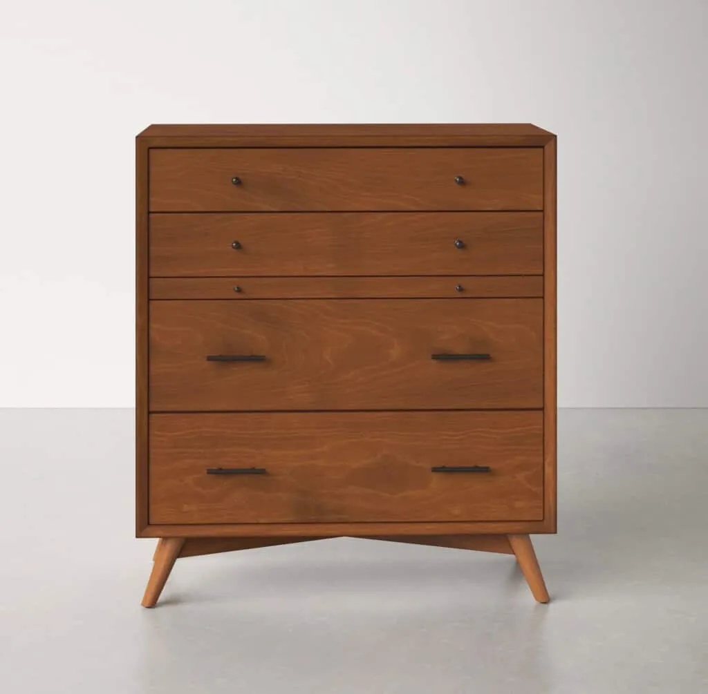 Mid-Century Vertical Dresser