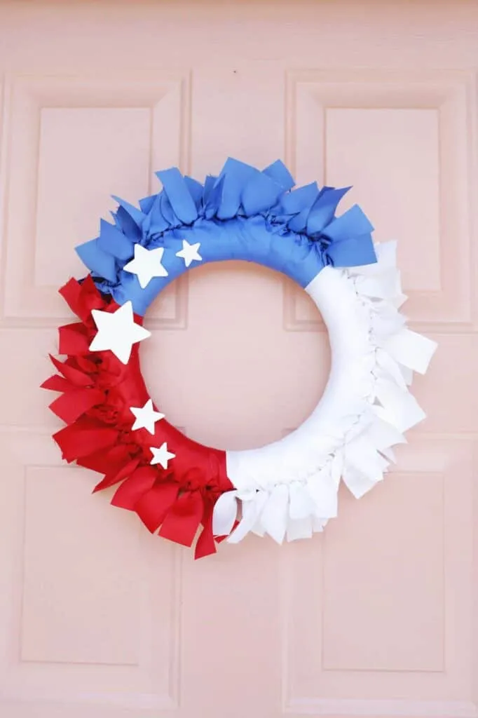 4th of July Ribbon Wreath