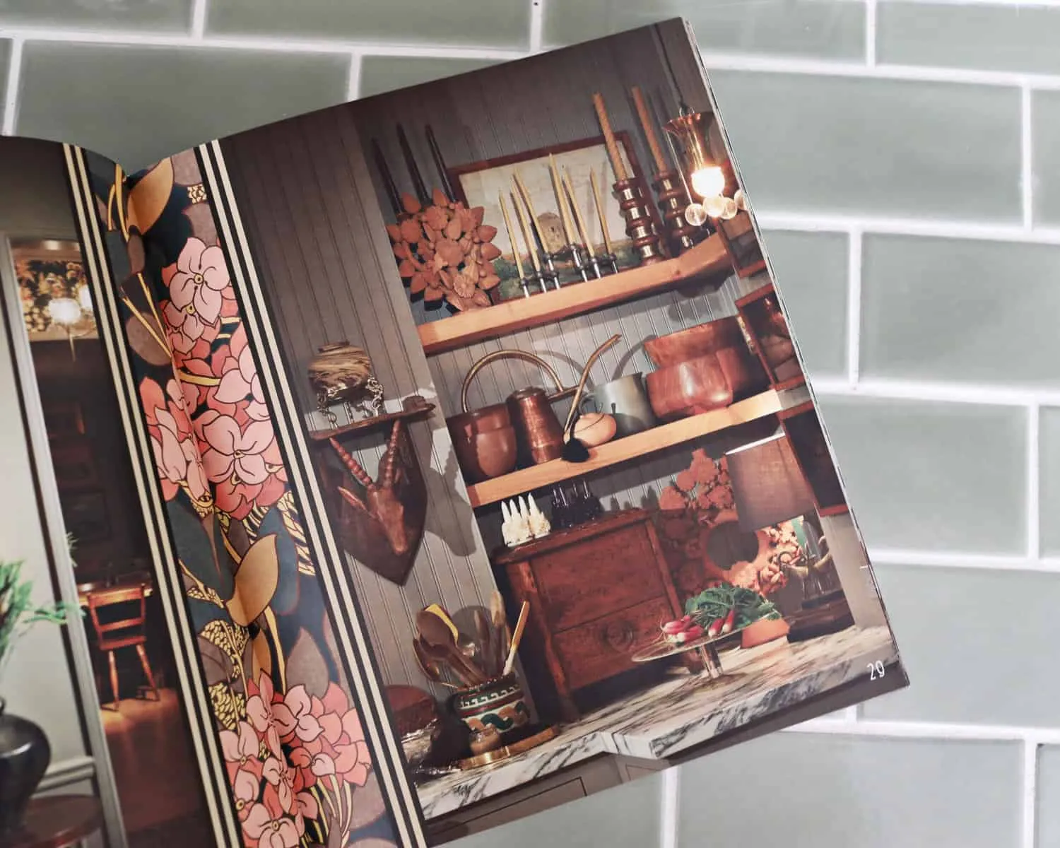 inside A Tale of Interiors book