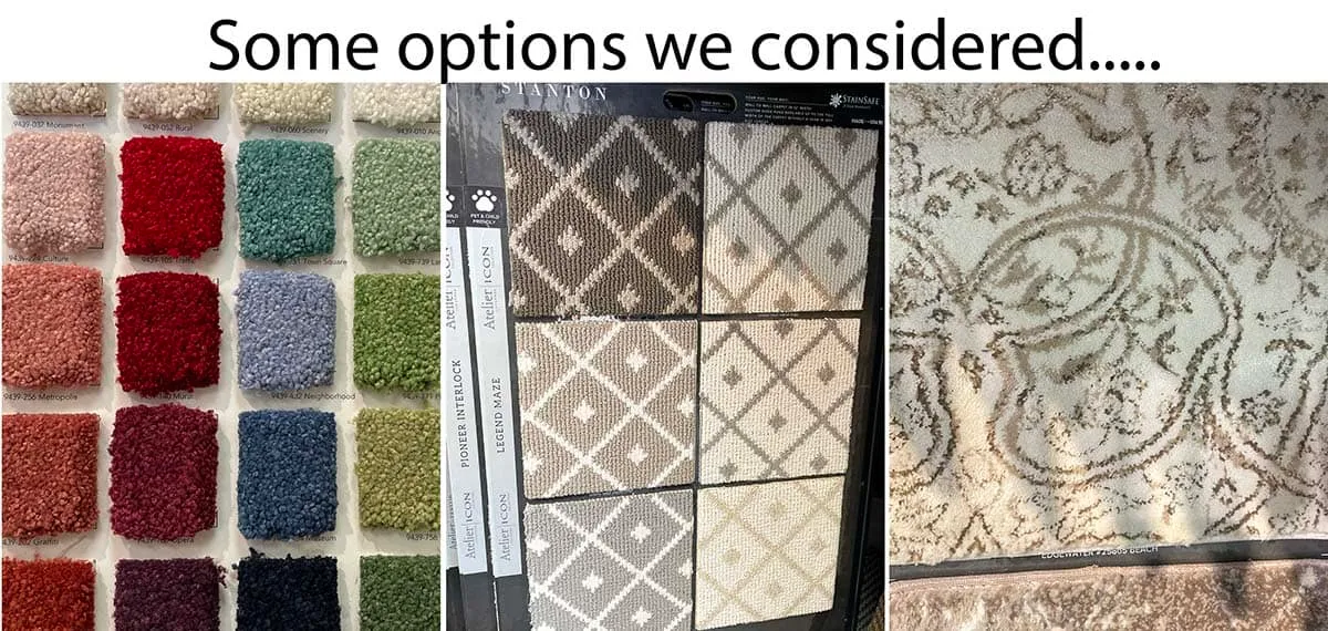 Carpet Options We Considered